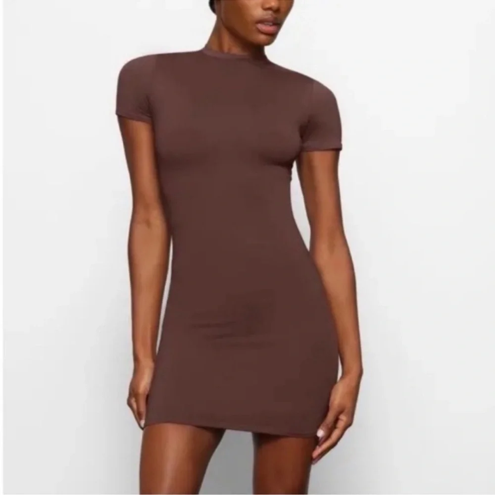 Skims (A1) Swim Tee Dress - cocoa NWT SIZE L